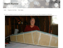 Tablet Screenshot of davesairplane.org